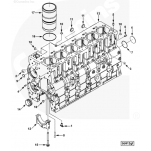 Блок цилиндров Cummins 6CT V=8.3 3939313 Cummins