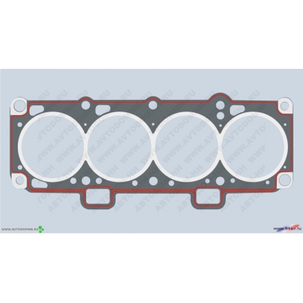 Прокладка головки блока ВАЗ-2110 СТАНДАРТ индивидуальная упаковка 2112-1003020 (714-83-10) с герметиком ФРИТЕКС