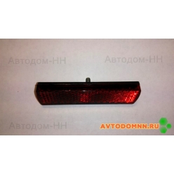 Световозвращатель прямоугольный без подсветки (красный) ПАЗ ФП312 ОСВАР