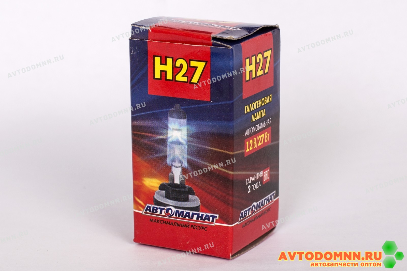 12V H27W/1 PGJ13 лампу ПТФ (12V-вольтаж, H27W/1 -тип лампы, PGJ13-тип цоколя) (аналог: Н27 12-27/1)