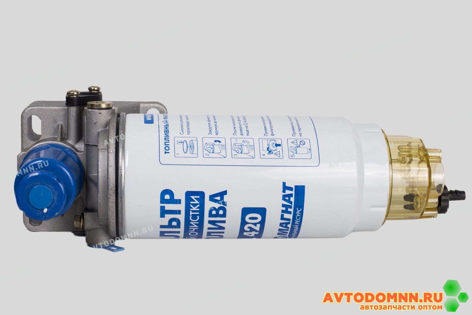 PL 420 ФГОТ Фильтр грубой очистки топлива в сборе ЕВРО-2 (Прилайн) большой н/о (высокого давления)